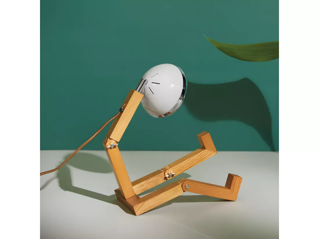Lampe de table Mr. Wattson Blanc vintage Piffany Copenhagen - Mr. Wattson