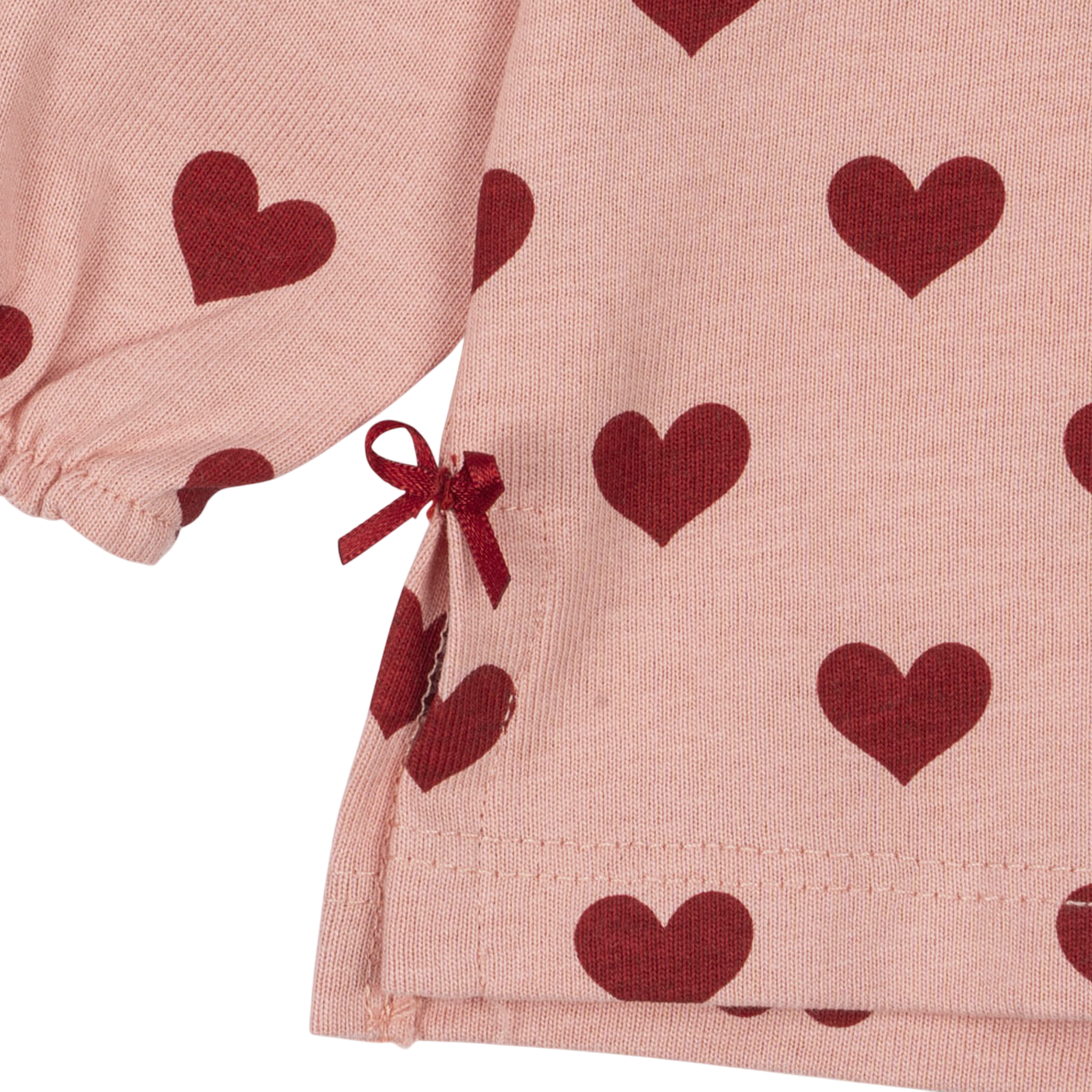Langarmshirt Drey Slit Amour Rouge