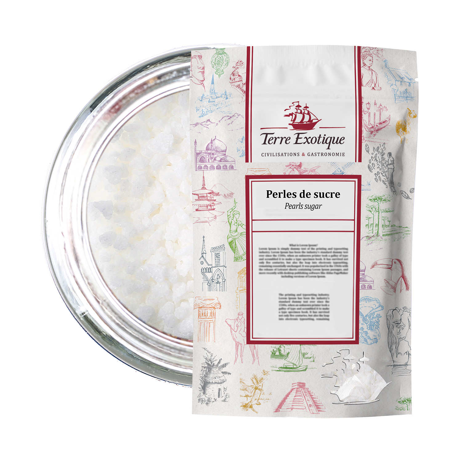 Sucre perlé - Sucre spécial chouquettes - Sachet