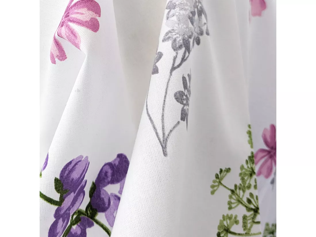 Taie de traversin 140x43 cm coton PRETTY blanc