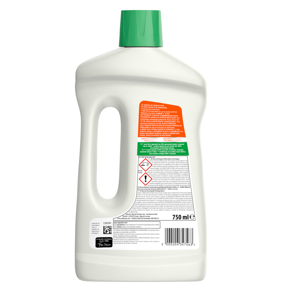 Mr. Muscle Biologisch Afbreekbare Ontstopper 750 ml