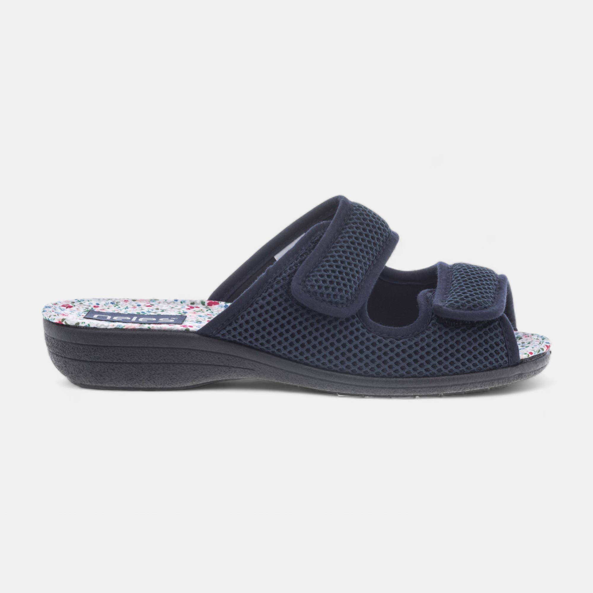 Pantoufles mules Femme bleu marine