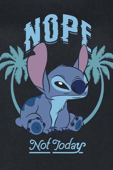 Nope Not Today | Lilo & Stitch T-Shirt Manches courtes