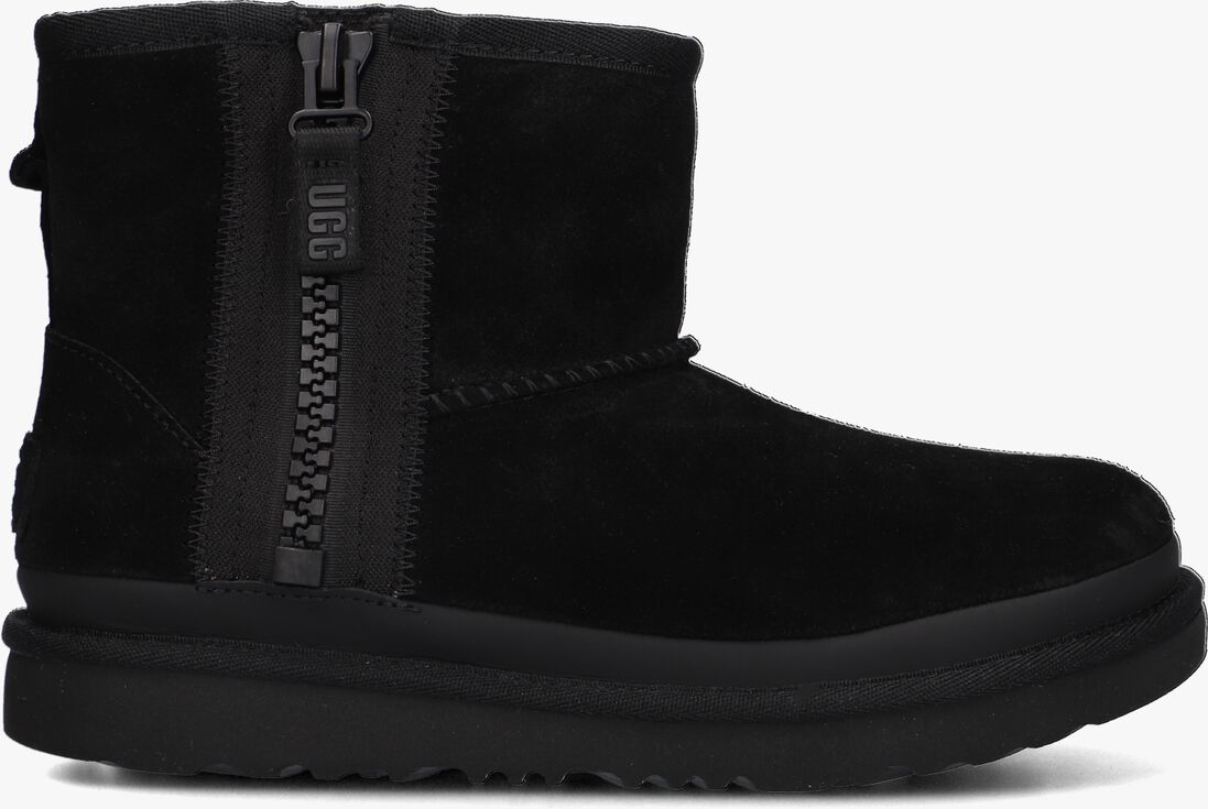 UGG zwarte ugg vachtlaarzen classic mini zipper k