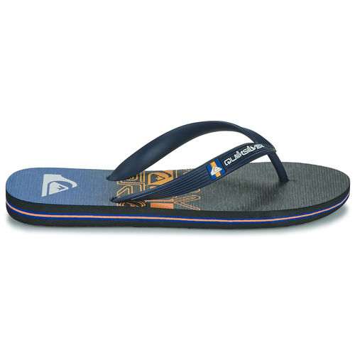 Quiksilver - MOLOKAI ART YOUTH - Bleu / Orange