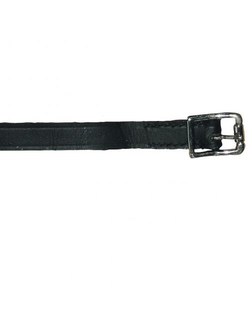 Waldhausen Sporenriempjes Leer A 2 - Rijbenodigdheden - 46 cm Zwart