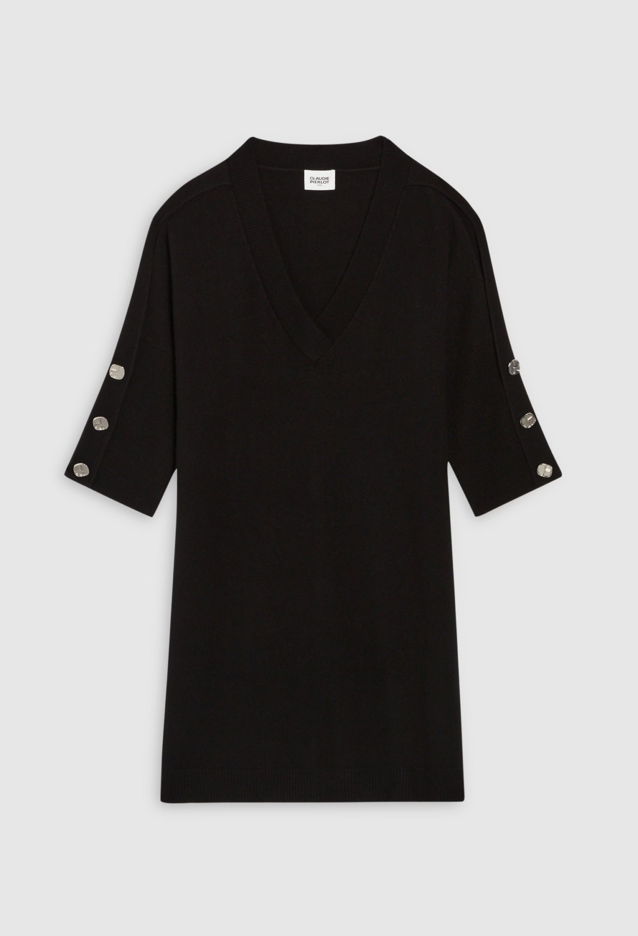 Robe pull col V