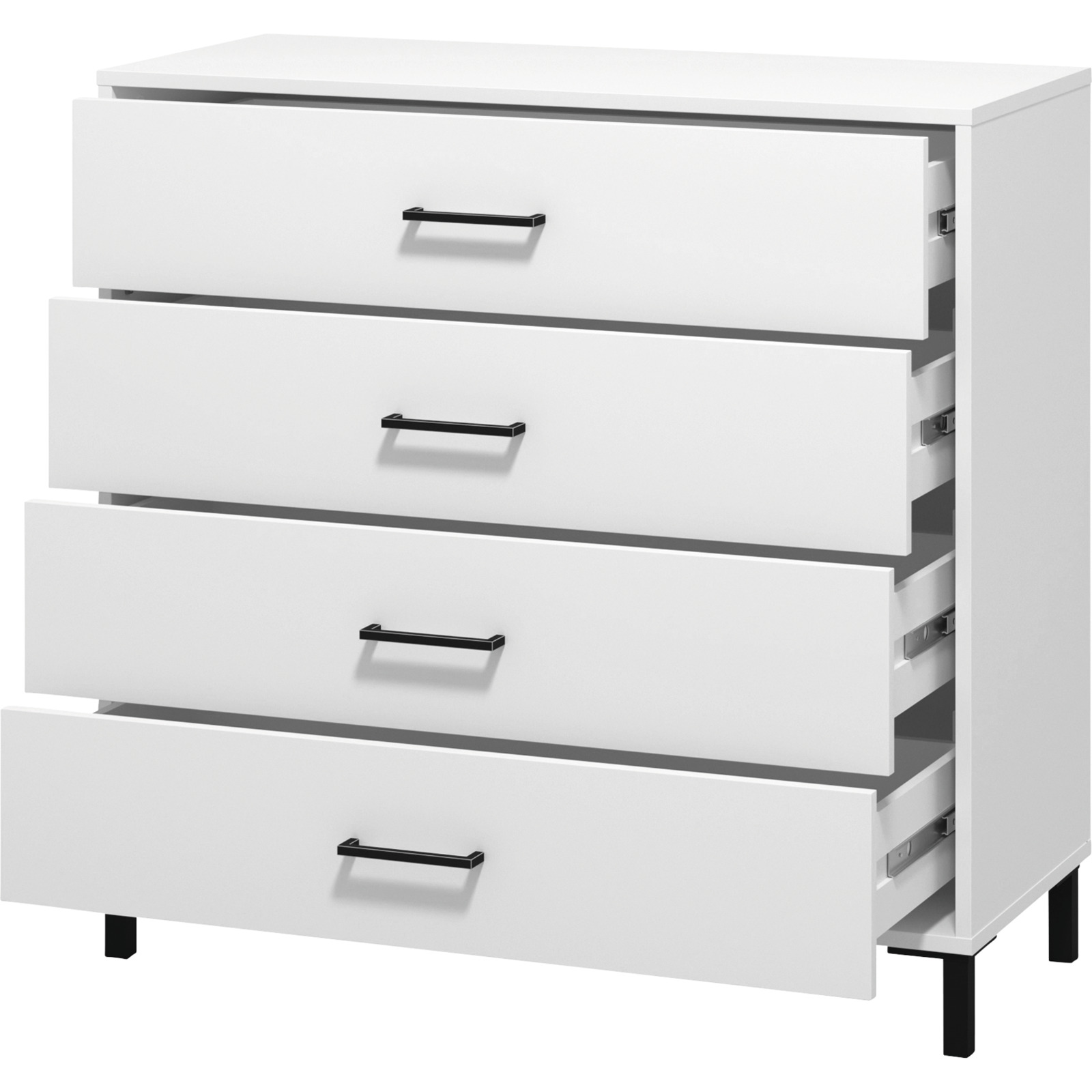 Kommode Vienna, Dekor weiss, 93 x 90 x 40 cm
