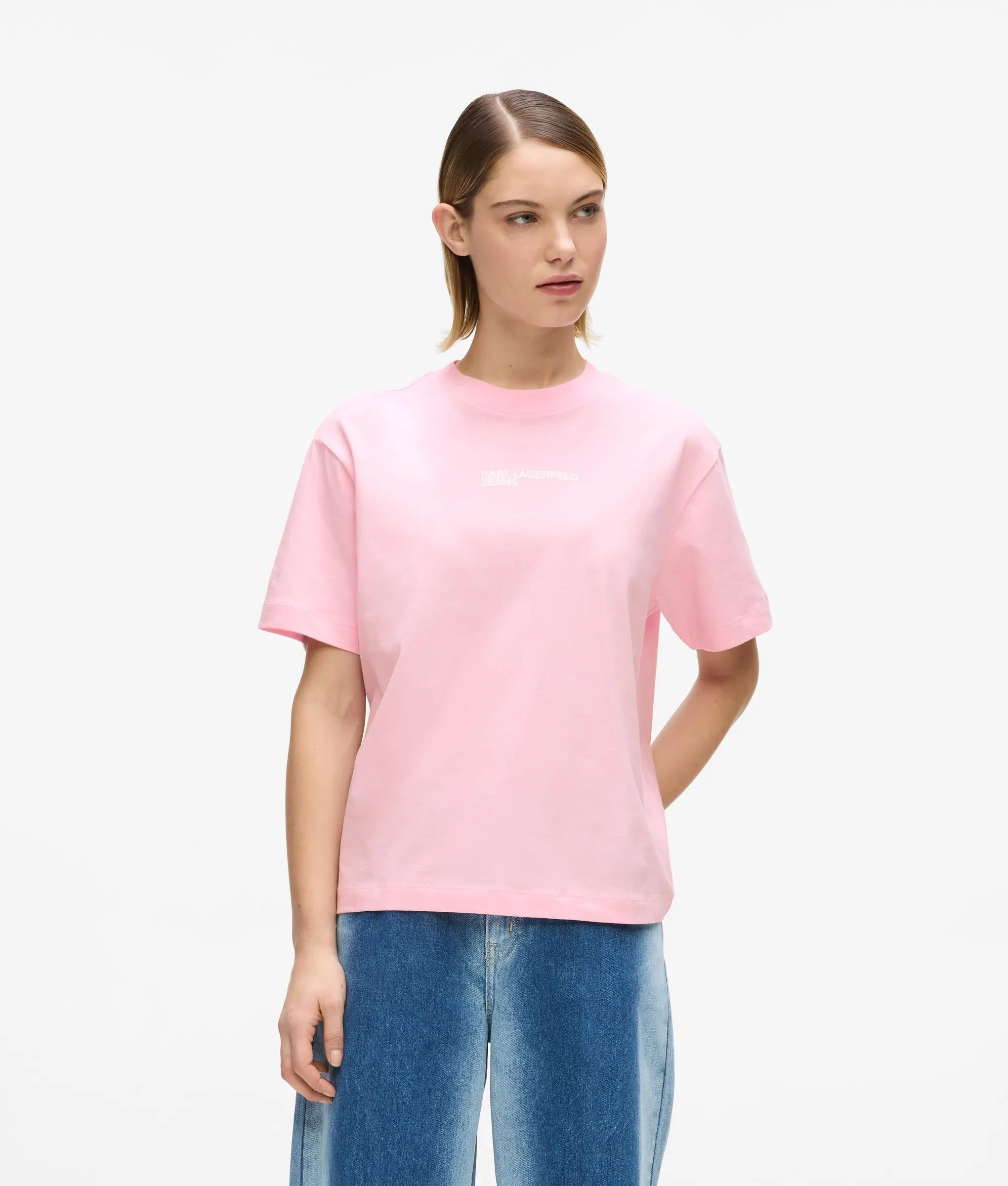 Regular-fit frame-logo t-shirt