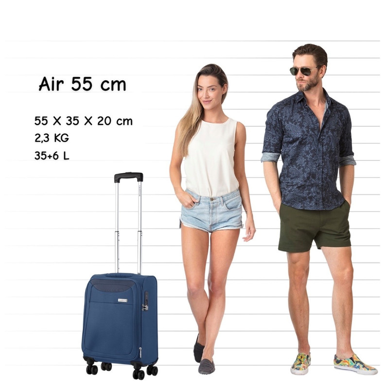 CarryOn Air 55 cm handbagage koffer - Blue