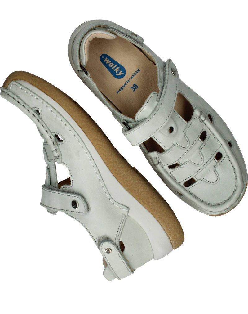 Wolky Esperanza Fantastic Sandalen Wit Dames