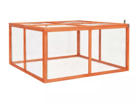 Clapier 124x120x60 cm Bois de sapin massif