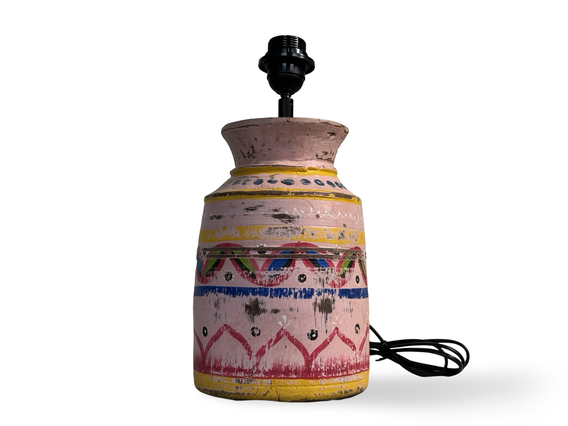 Lampvoet melkpot roze uniek
