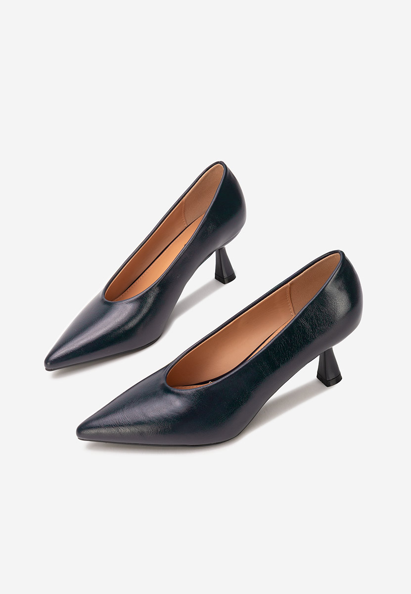 Chaussures à talon fin marine Glacia