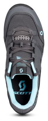 Chaussures pour Pédales Plates Scott Sport Crus-r Flat Gris/Bleu Femme