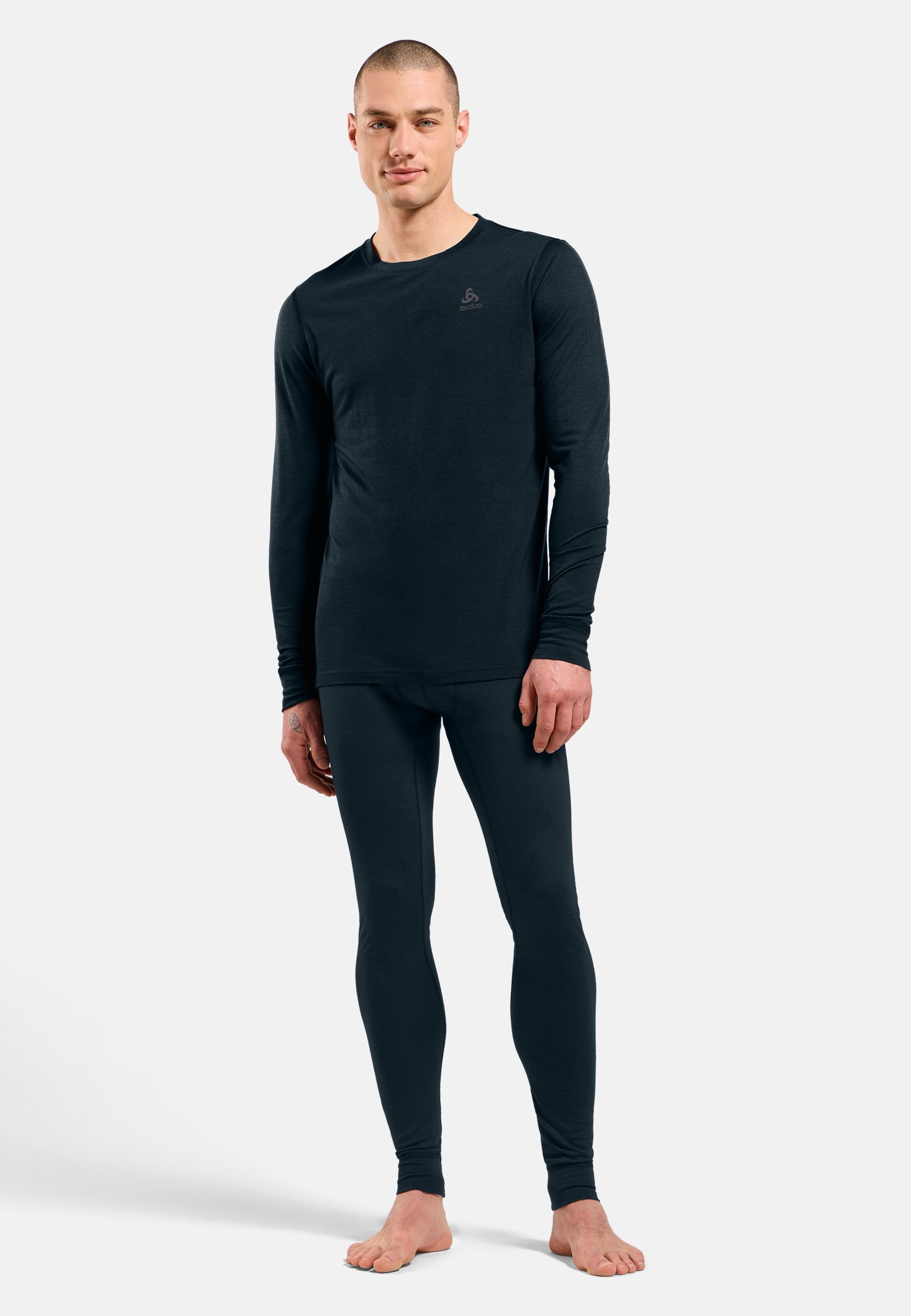 Natural Merino 200 Base Layer Langarmshirt in dark sapphire