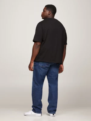 Camiseta de malha slim fit com logo Plus