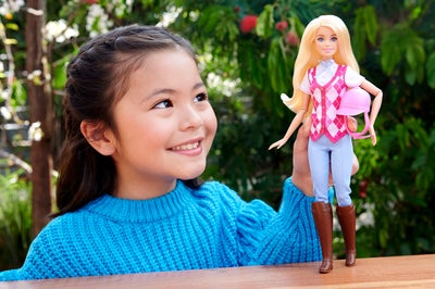 Barbie Riding Malibu Dukke