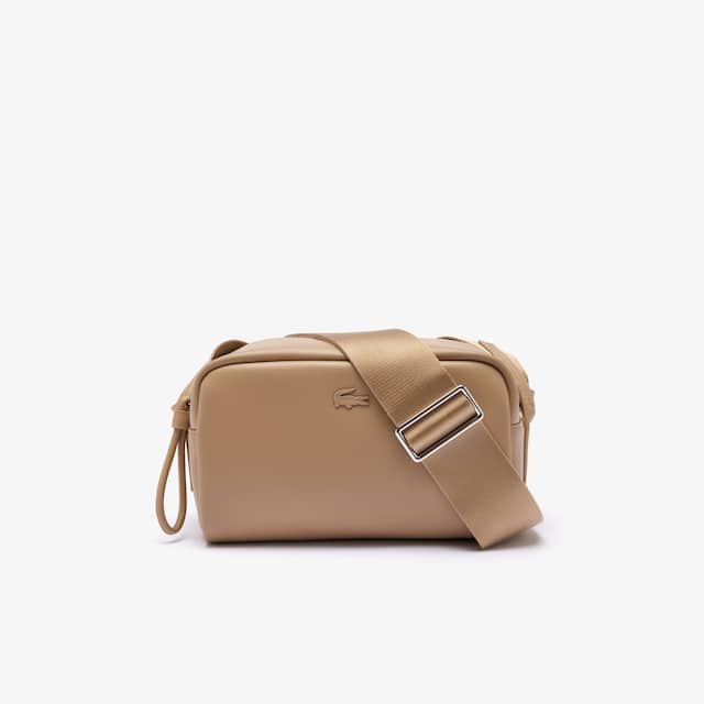 Sac bandoulière en cuir Sacoches & Pochettes - Beige - Lacoste - Unisex