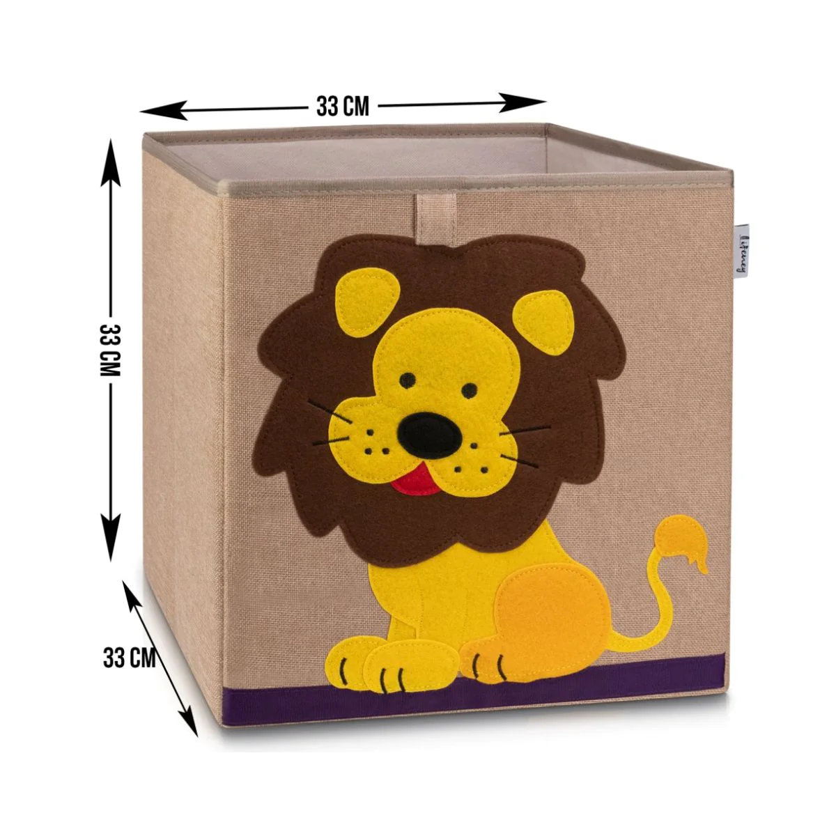 Boîte de rangement en tissu pour enfant 