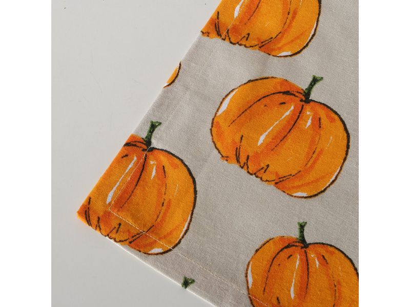 Boltze Tischläufer Pumpkin Textil, 140 x 40 cm Bedruckte Motiv-Tischdecke
