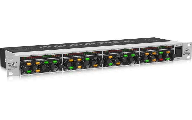 Dynamikprozessor MDX4600 V2<br>4-Kanal Expander, Gate und Kompressor mit Dynamikverstärker und Tiefenfilter