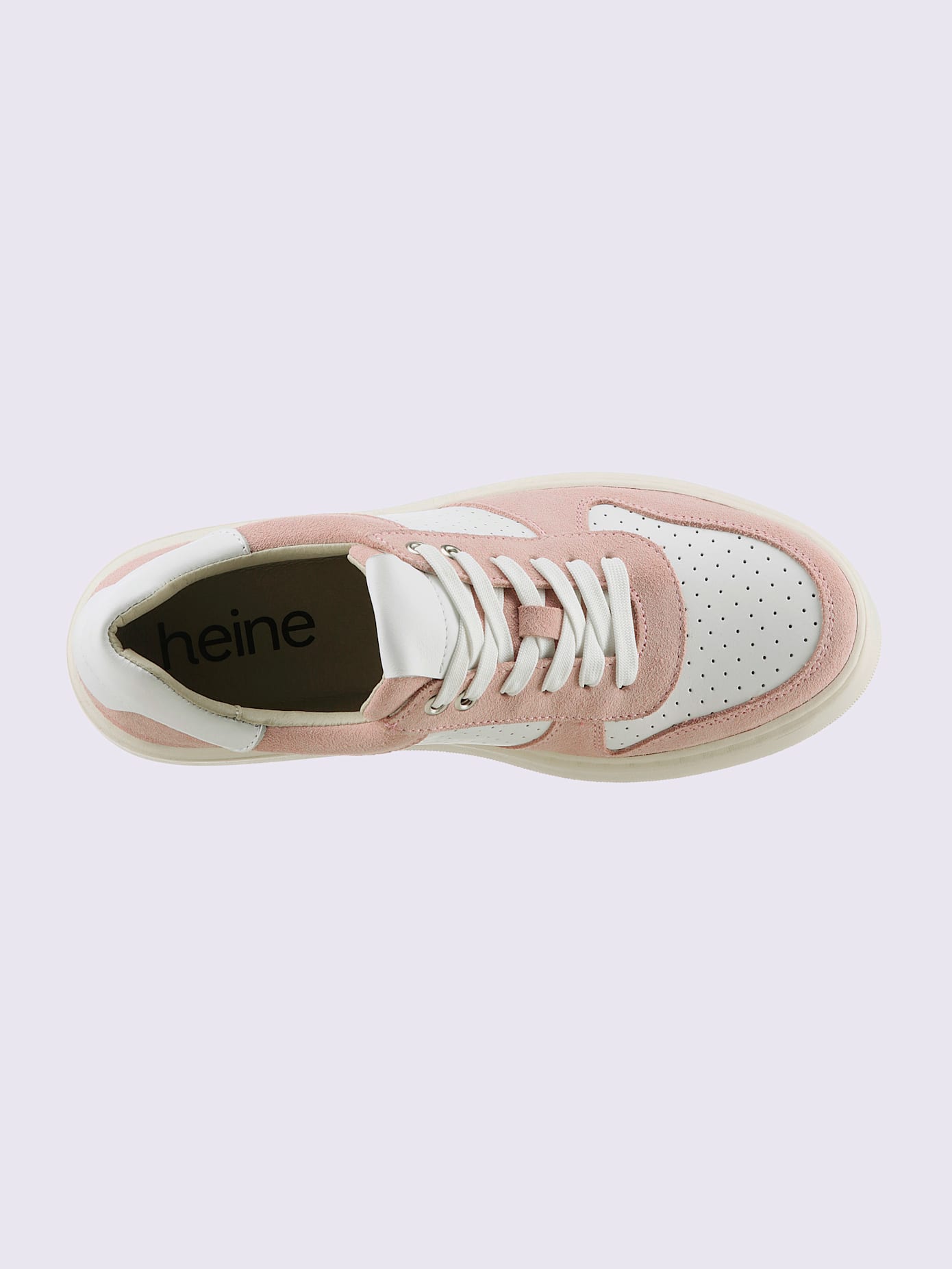 Baskets cuir de bœuf nappa et velours