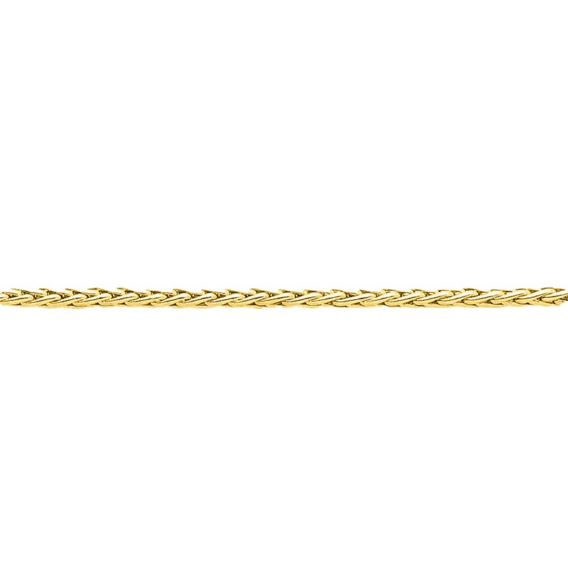 Bracelet Femme 18 cm - Maille Palmier - Or 18 Carats - Largeur 2.5 mm