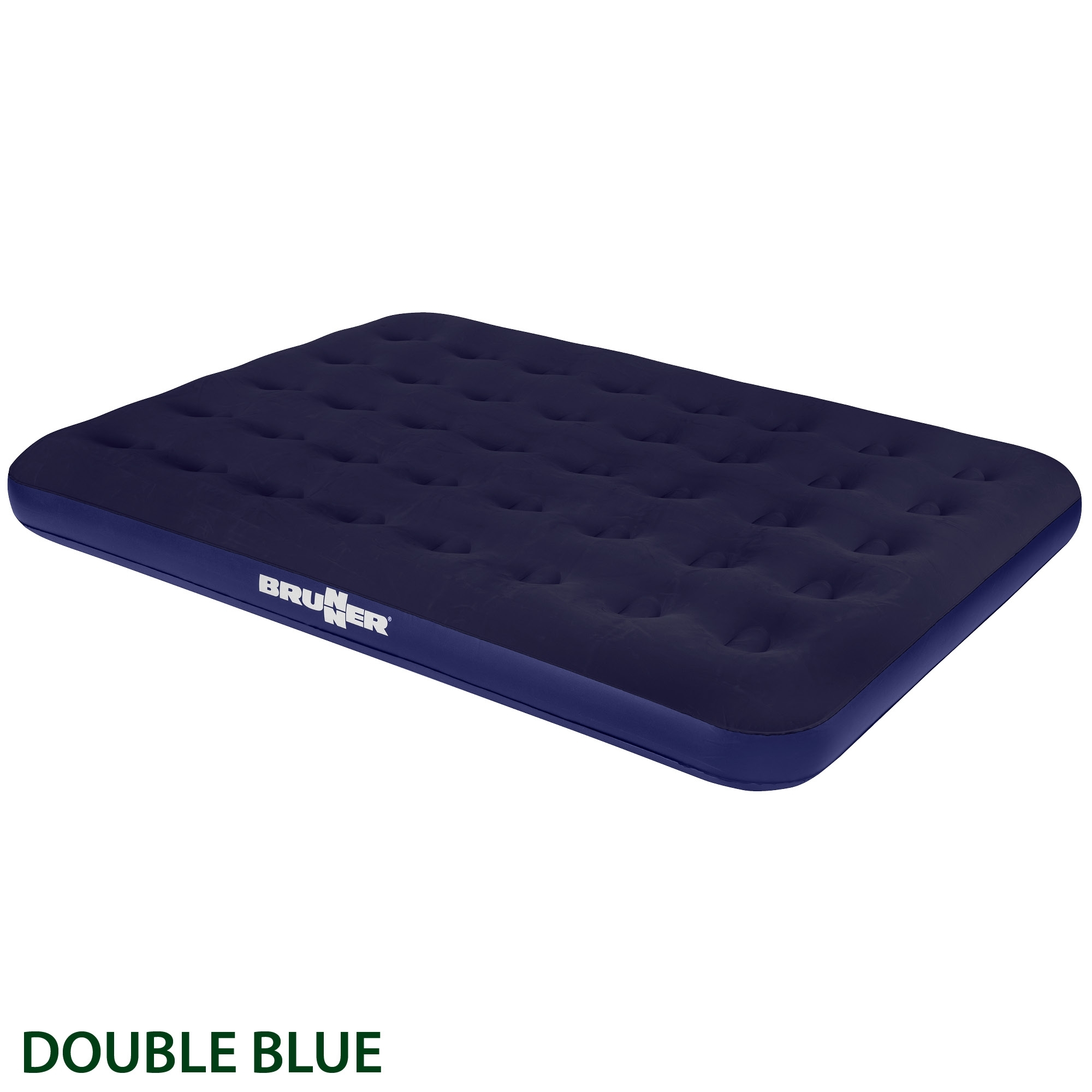 Brunner Flair Double Luftbett 191 x 137 x 22 cm grau