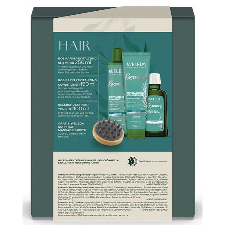 Weleda Geschenkset Haircare Rosmarin, 1 St