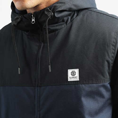 Veste Zippée Capuche Dulcey 2 Tones F1JKE4-ELF2 Bleu Marine Noir