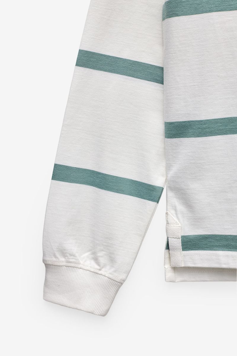 POLO JERSEY COM RISCAS