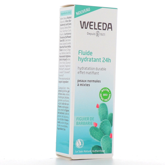 Crème visage hydratante Bio Weleda Figuier de Barbarie