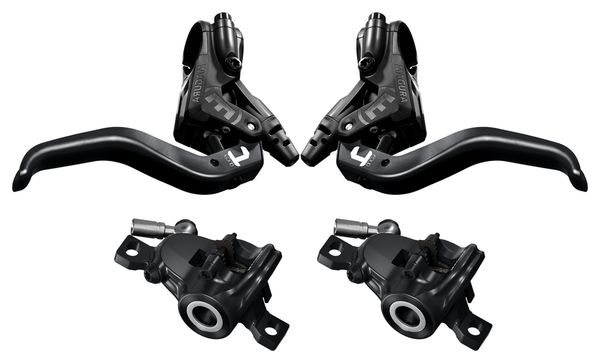 Paire de Freins Magura MT4 Sans Disque Noir