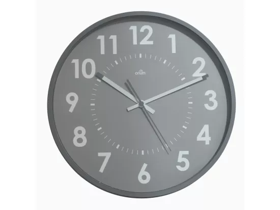 Horloge silencieuse Abylis Ø30cm - Gris - Orium