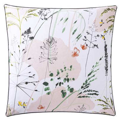 Linge de lit percale motif végétal - BECQUET CRÉATION
