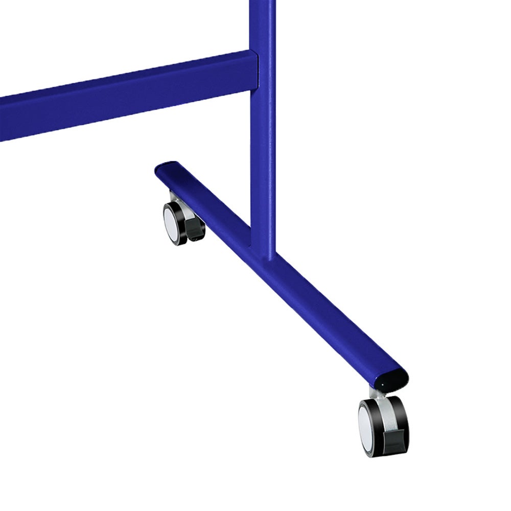 Mobiel whiteboard 100x150 cm - Dubbelzijdig - Blauw
