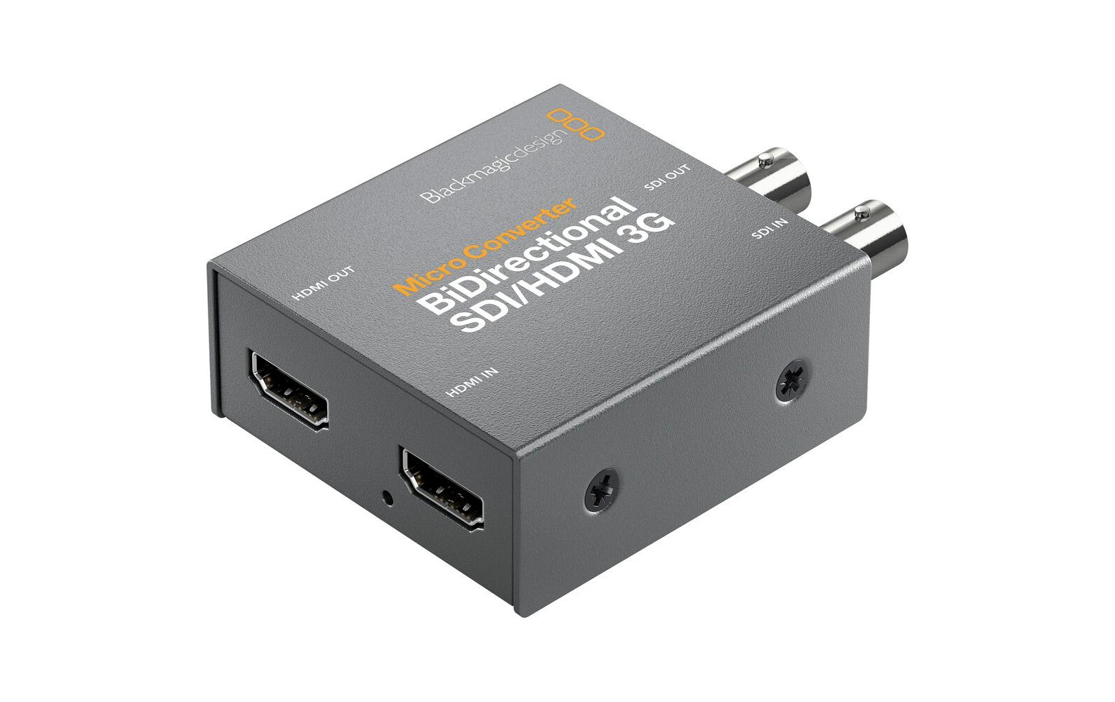 Konverter Micro BiDirectional SDI-HDMI 3GBlackmagic Design Micro Converter BiDirect SDI/HDMI 3G (mit Netzteil)