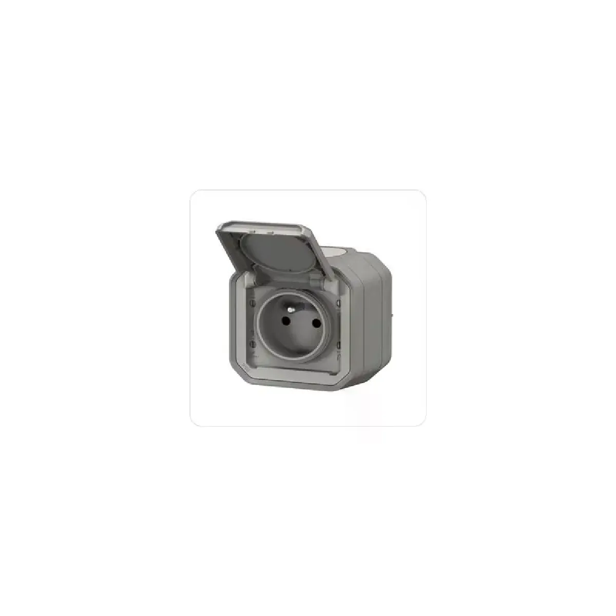 Legrand Prise de courant Plexo - Gris