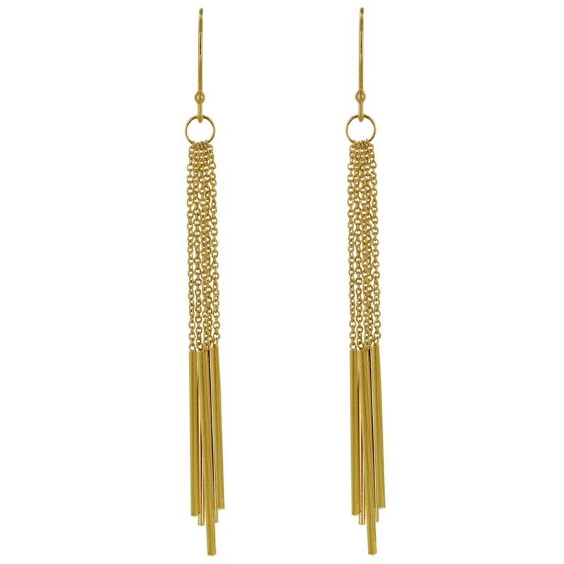 Boucles d'Oreilles Plaqué Or Carillon
