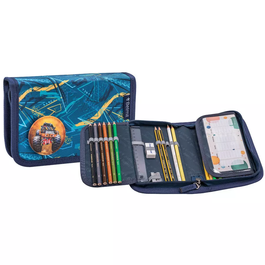Belmil Schulranzen Premium Comfy Plus Set 6-teilig Baltic