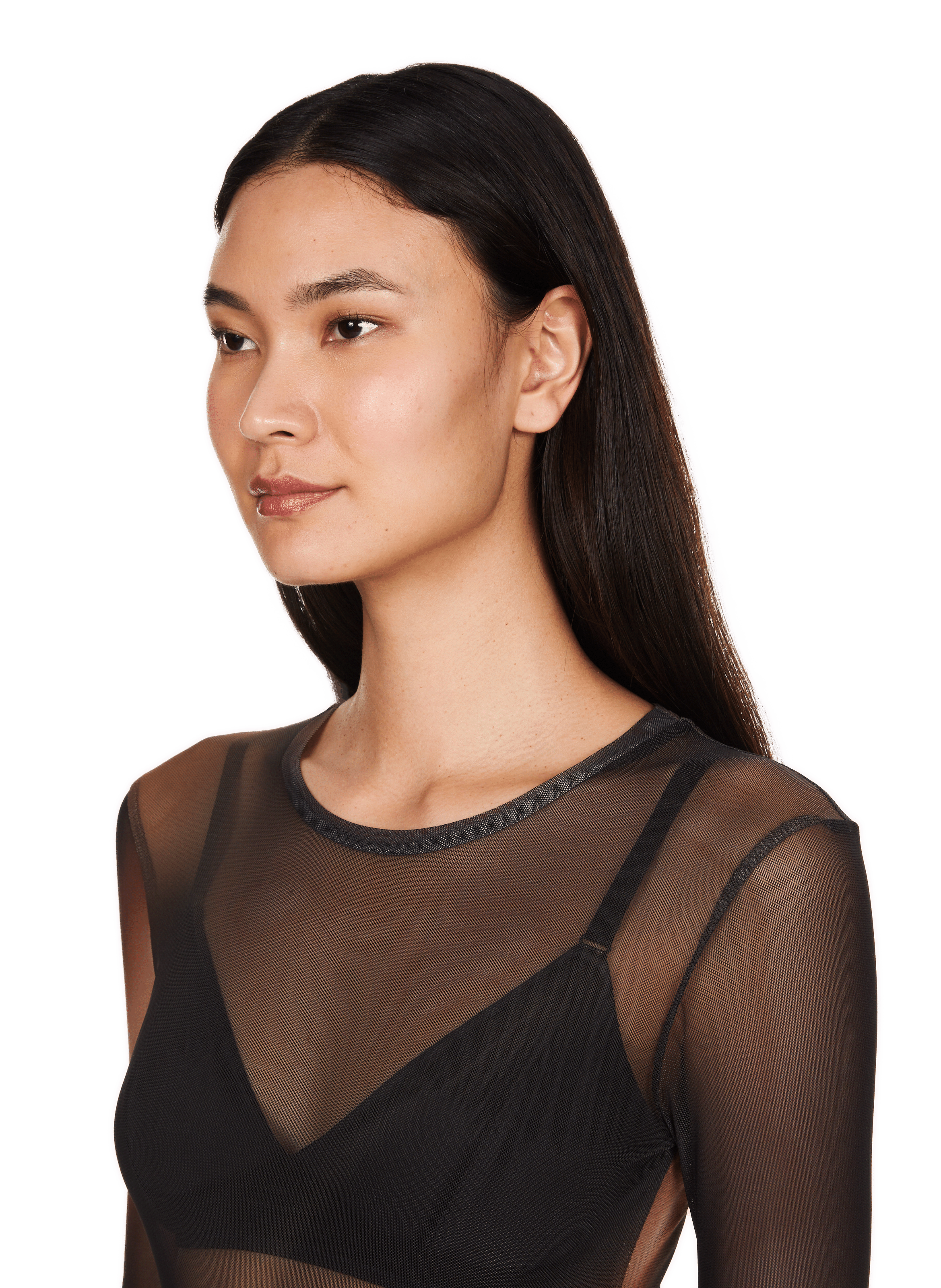 SIBODY - Body manches longues en mesh imprimé | Multicolore