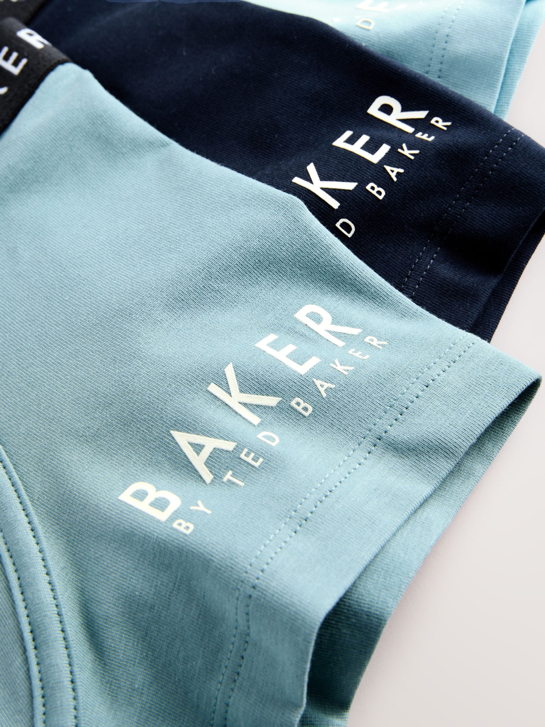 Blauw meerkleurig - Baker by Ted Baker jongens boxershorts verpakking van 5