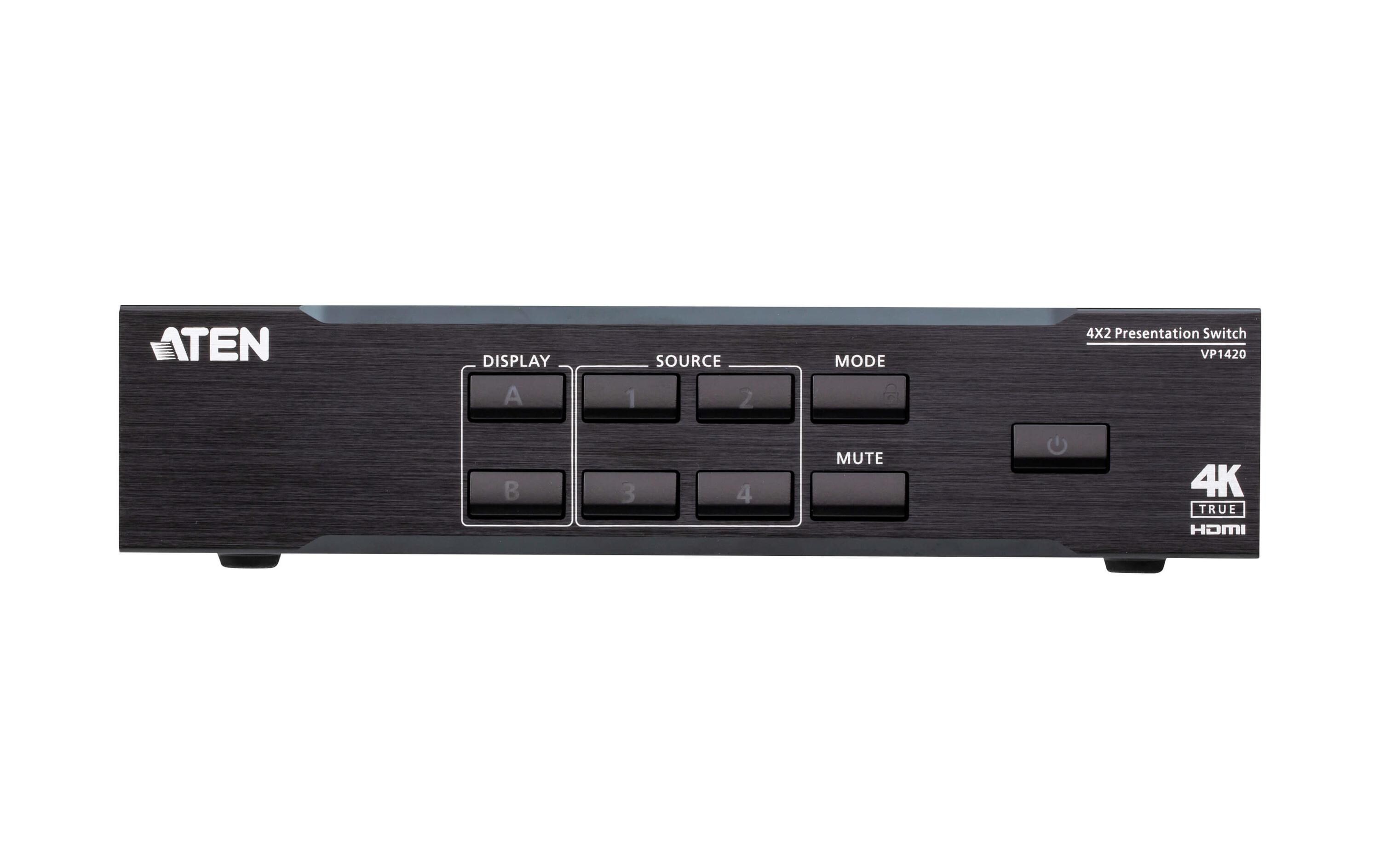 Matrix Switcher VP1420 4 x 2 True 4K HDMI<br>4 x 2 True 4K Präsentation Matrix Switch