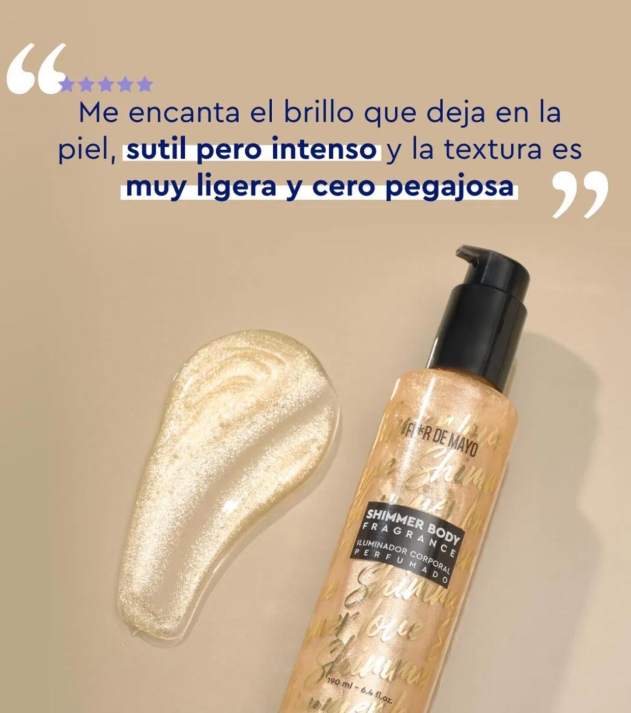 Flor de Mayo - Iluminador corporal perfumado Shimmer Body