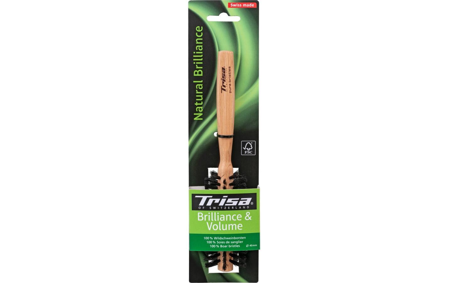 Haarbürste Natural Brilliance SmallHochwertige Haarbürste mit Naturborsten