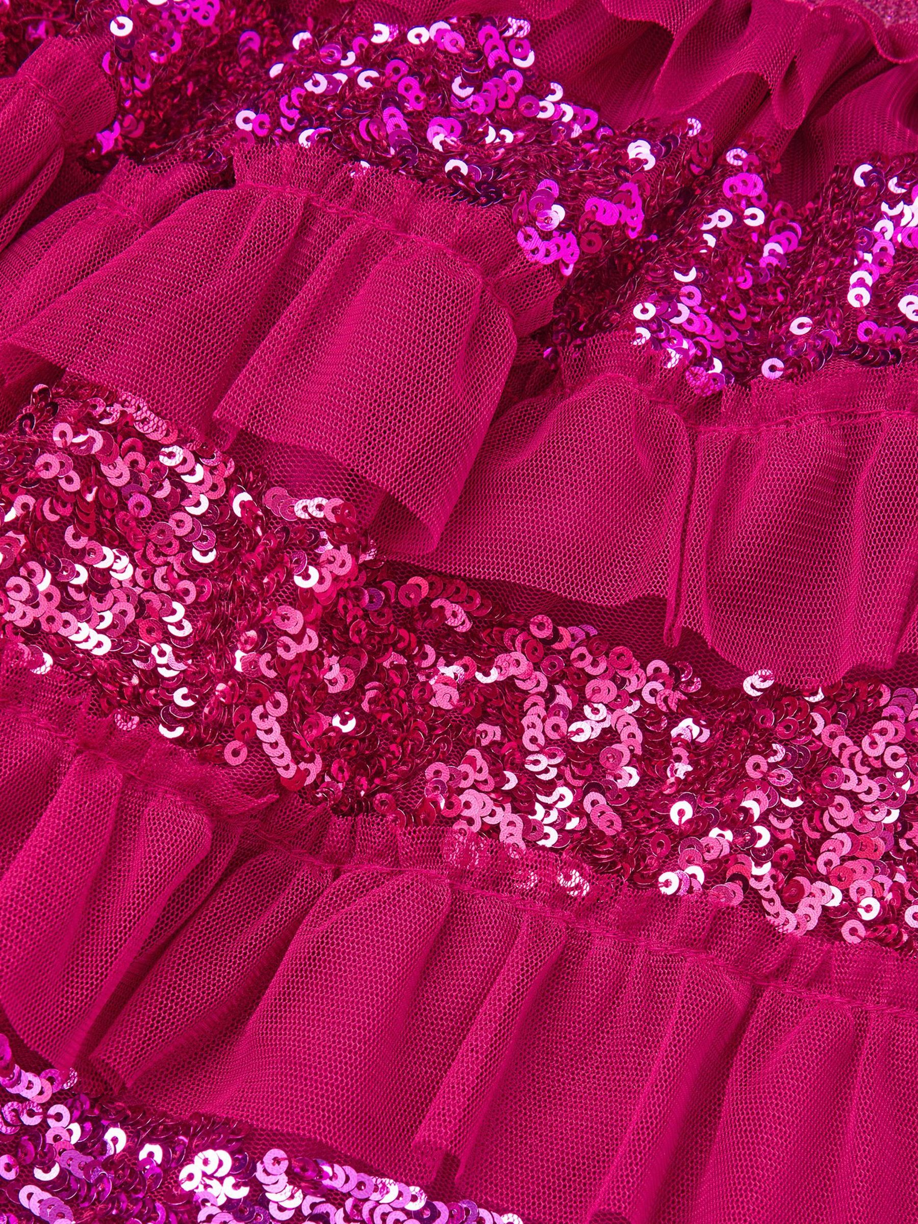 Monsoon Sequin Ruffle Disco Skirt
