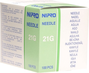 NIPRO Einmalkanüle 0.8x50mm 21Gx 2