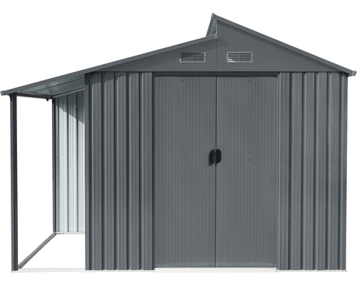 Dakraam tuinhuis 300 x 173 cm antraciet
