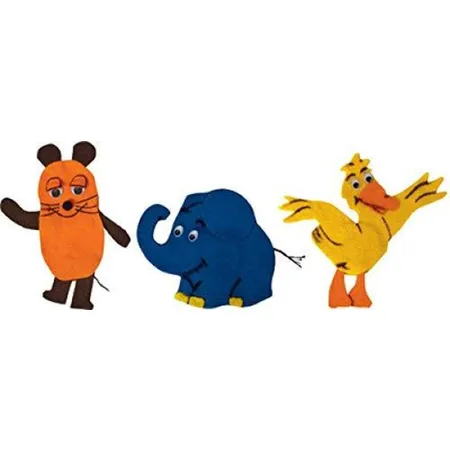 Heyda Fingerpuppen-Bastelset Die Sendung mit der Maus